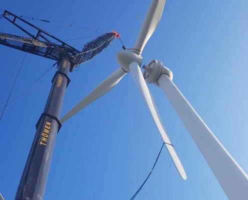 Thömen Kranvermietung - Montagearbeiten - Windkraft