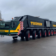 Neuer Gittermastkran LG 1750 für Thömen von Liebherr