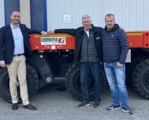 SPMT von Cometto bei Thömen und der Hüffermann Gruppe für Schwerlasttransporte verfügbar